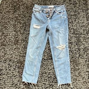 Garage mid rise jeans ex-boyfriend fit